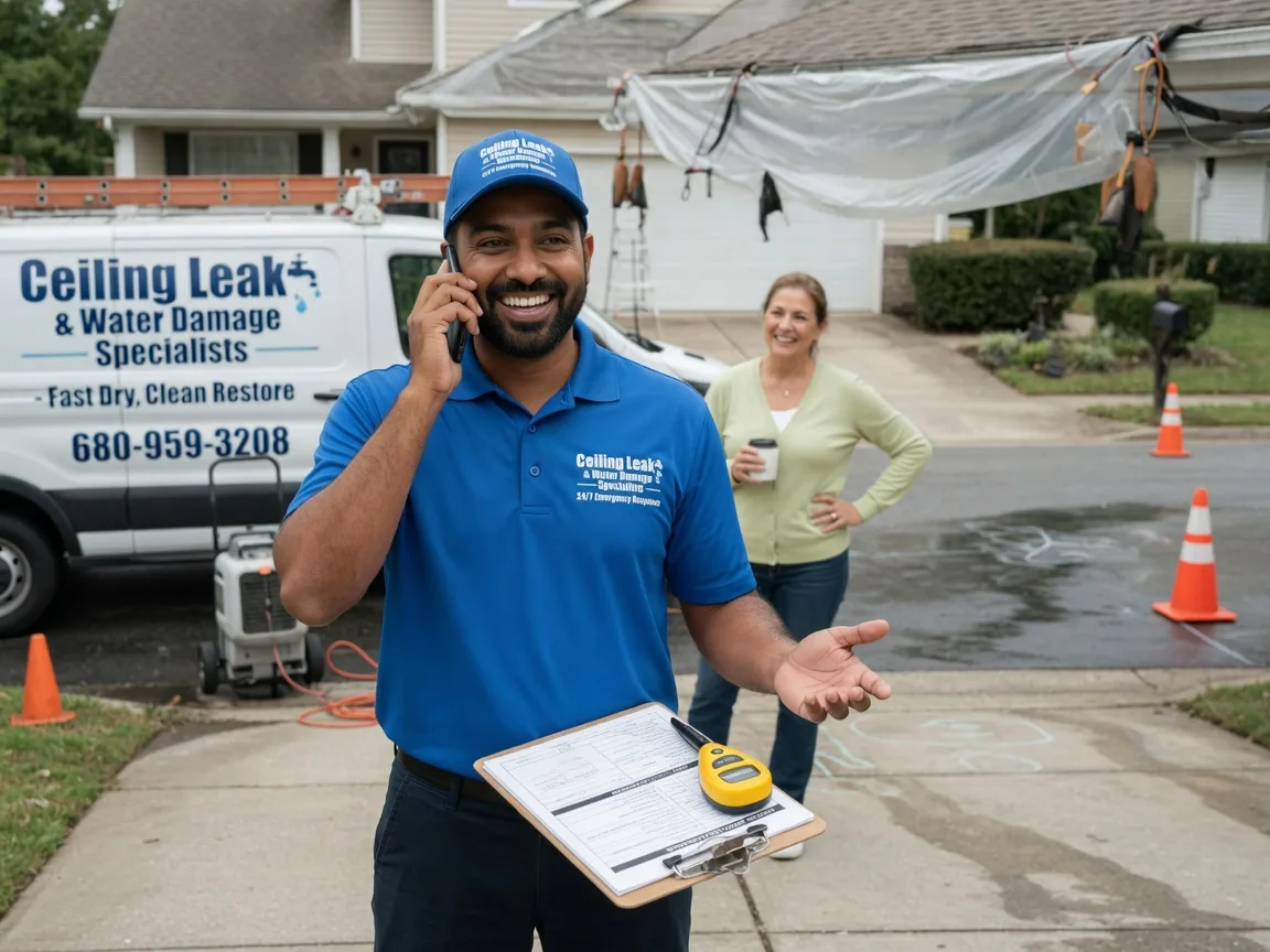 Ceiling Leak Cleanup Fruitland, NM FAQs